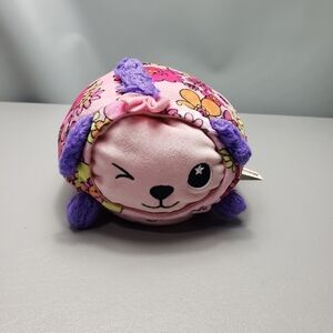3/$15 moosh-moosh pink flower plush